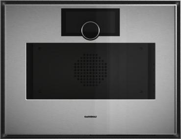 Gaggenau GS470120 - Serie Expressive, Dampfbackofen, Edelstahl hinter Rauchglas, Türanschlag: rechts, 60 x 45 cm, 5 Jahre Garantie!